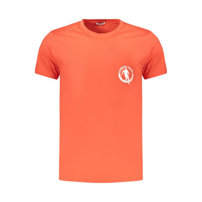 Bikkembergs Orange Cotton T-Shirt