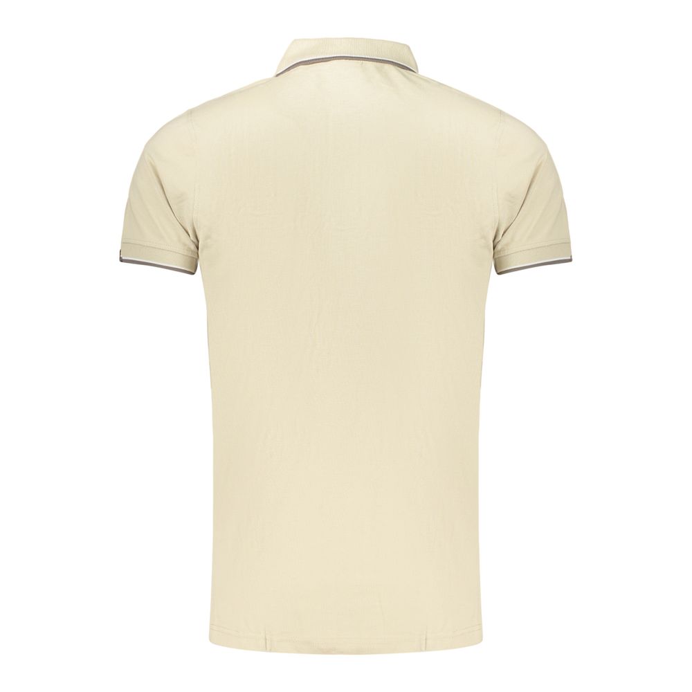 Polo Shirt by Norway 1963 for men in cotton beige showcases a sharp silhouette, detailed with a refined and sharp for a sophisticated finish.