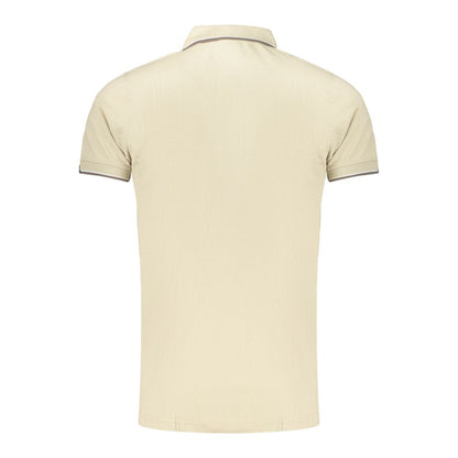 Polo Shirt by Norway 1963 for men in cotton beige showcases a sharp silhouette, detailed with a refined and sharp for a sophisticated finish.