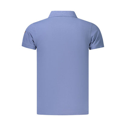 Norway 1963 Blue Cotton Polo Shirt