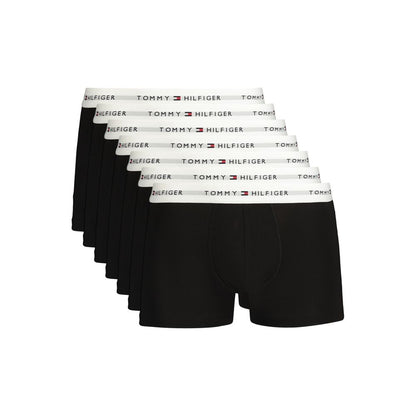 Tommy Hilfiger Men's Stretch Cotton Underwear Boxer Shorts - Black