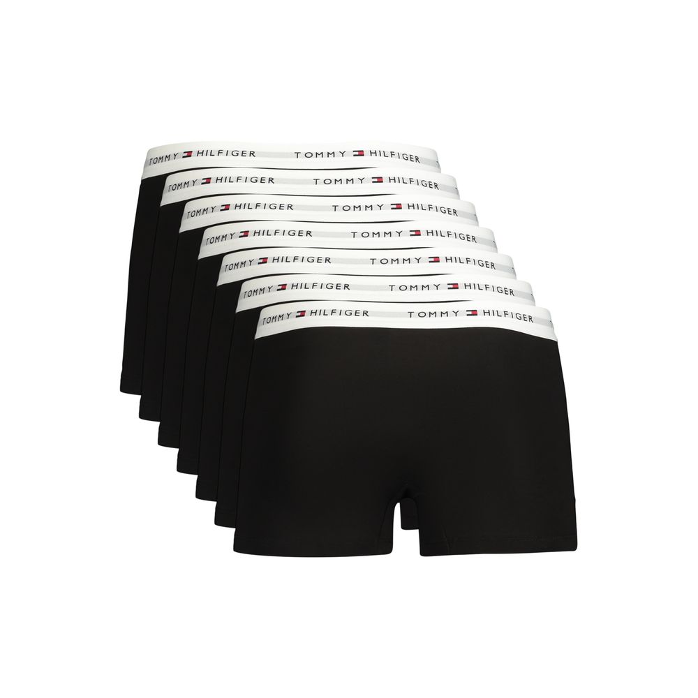 Tommy Hilfiger Men's Stretch Cotton Underwear Boxer Shorts - Black