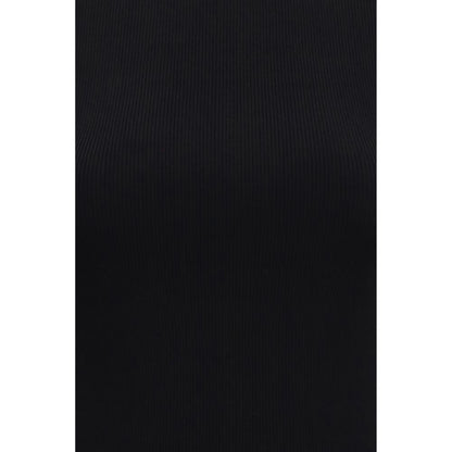 Khaite Black Viscose T-Shirt