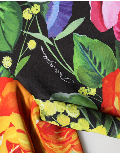 Dolce & Gabbana Women's Skinny Leggings Polyester & Nylon Activewear - Multicolor Floral