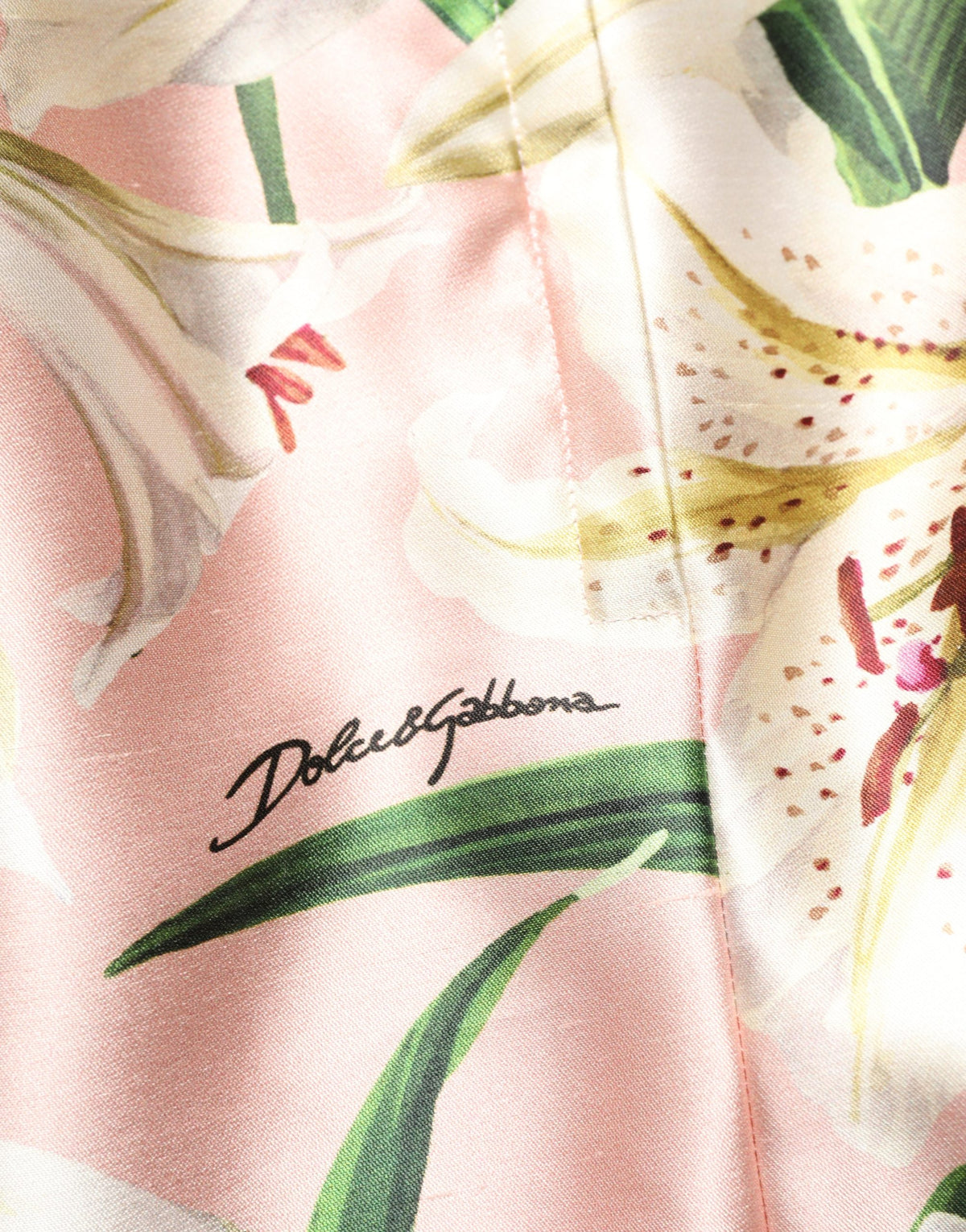 Dolce & Gabbana Women's Wrap High Rise Silk Knee Mini Skirt - Pink Floral