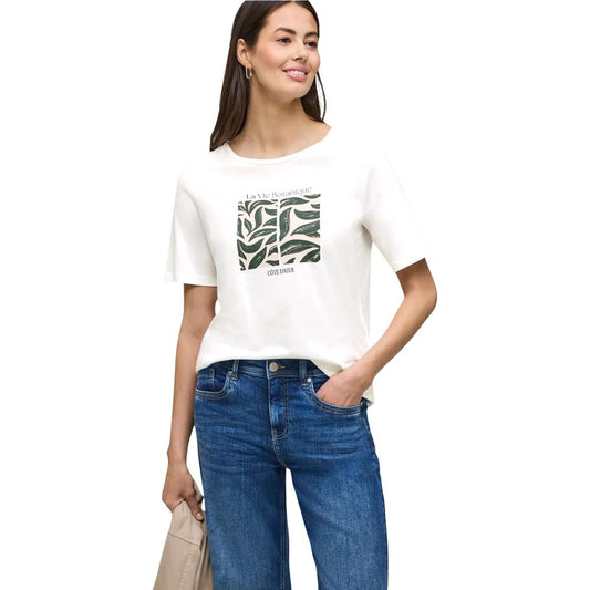 Street One White Cotton T-Shirt