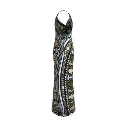 Emilio Pucci Multicolor Silk Long Dress
