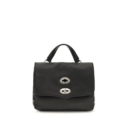 Shoulder Bag by Zanellato for women in bos taurus calf leather black & multicolor features a statuesque silhouette, showcasing a secure zipper and statuesque with versatile shoulder-strap, handle & adjustable-strap for a statuesque finish.