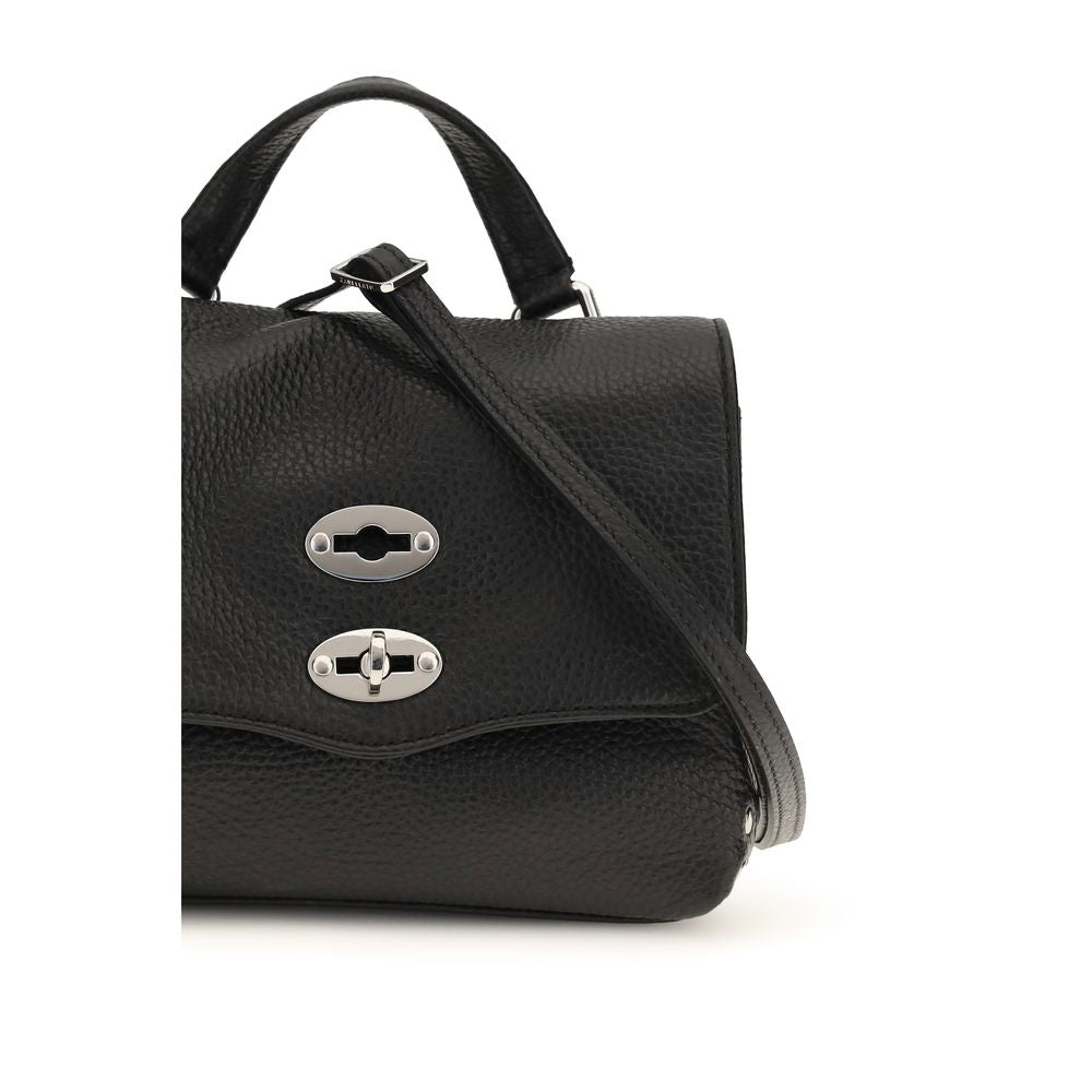 Shoulder Bag by Zanellato for women in bos taurus calf leather black & multicolor features a effortless sophistication silhouette, secured by a zipper with ample and versatile shoulder-strap, handle & adjustable-strap for a effortless sophistication finish.