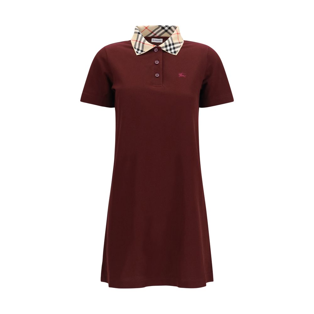 Burberry Bordeaux Cotton Casual Dress