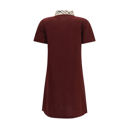 Burberry Bordeaux Cotton Casual Dress