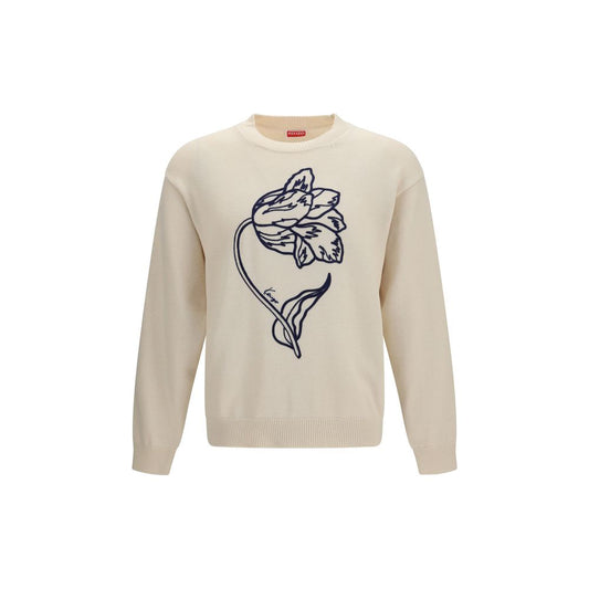Kenzo Beige Cotton Sweatshirt
