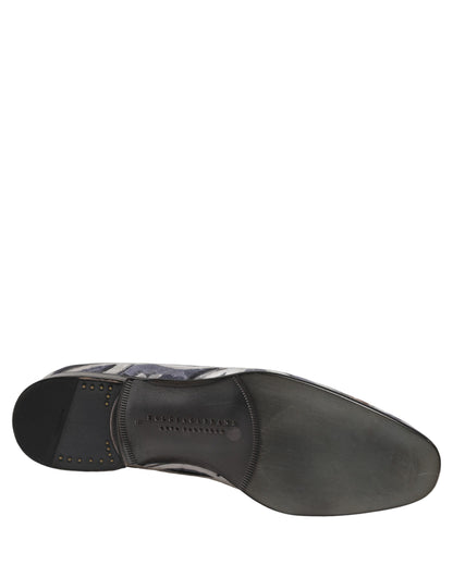 Dolce & Gabbana Men's Leather Loafer Slip-On Shoes - Multicolor Floral