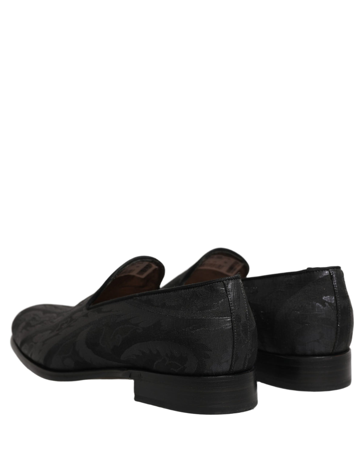 Dolce & Gabbana Men's Leather Loafer Slip-On Shoes - Black