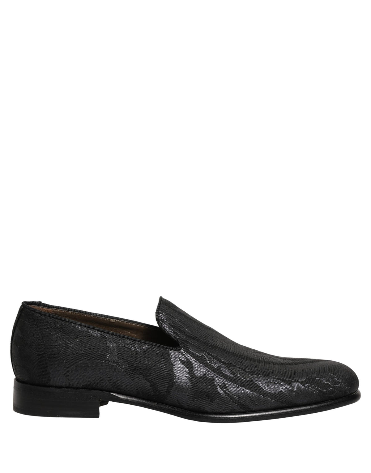 Dolce & Gabbana Men's Leather Loafer Slip-On Shoes - Black