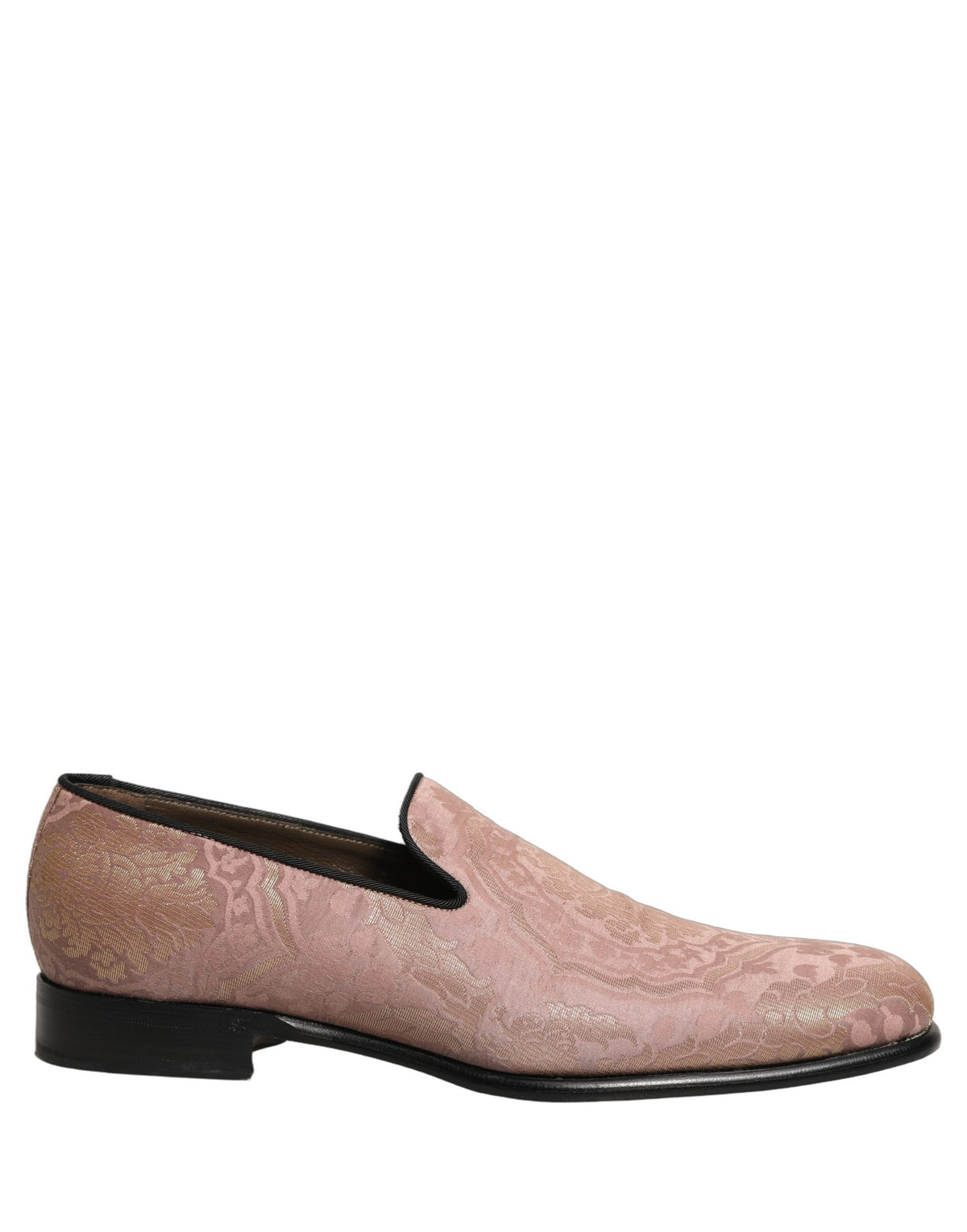 Dolce & Gabbana Men's Leather Loafer Slip-On Shoes - Pink