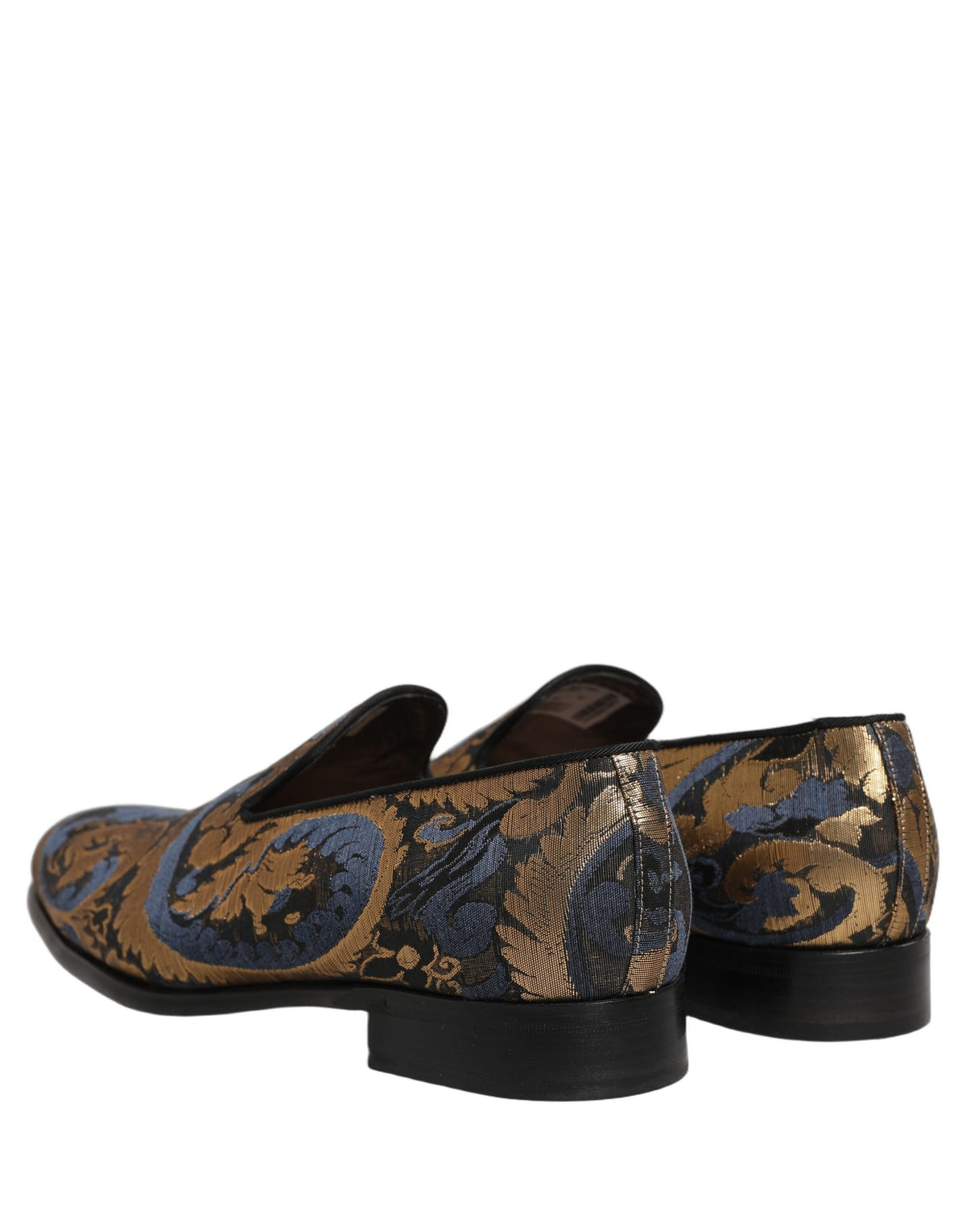 Dolce & Gabbana Men's Leather Loafer Slip-On Shoes - Blue