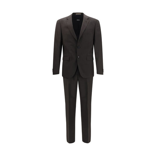 Hugo Boss Black Gray Wool Oves Aries Two-Piece Suit