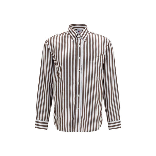 Sebago Brown Cotton Shirt