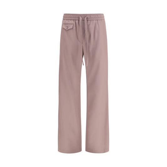 Dolce & Gabbana Brown Wool Oves Aries Joggers (Workout Pants)