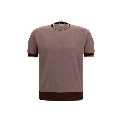 Piacenza Cashmere Multicolor Cotton Polo Shirt