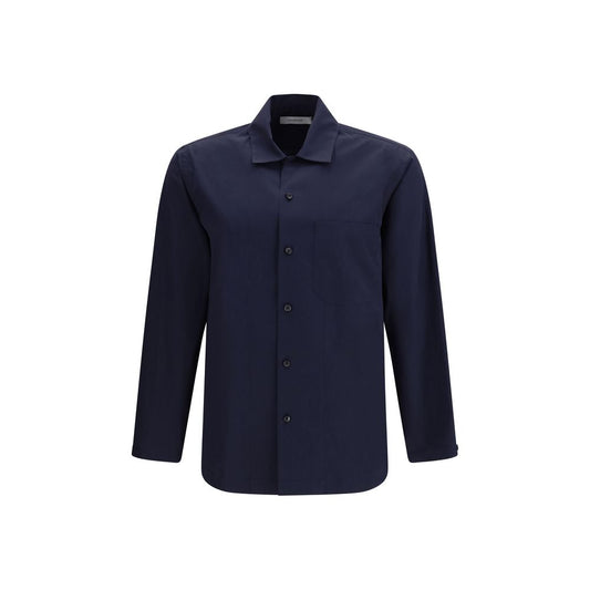 Umit Benan Blue Cotton Shirt