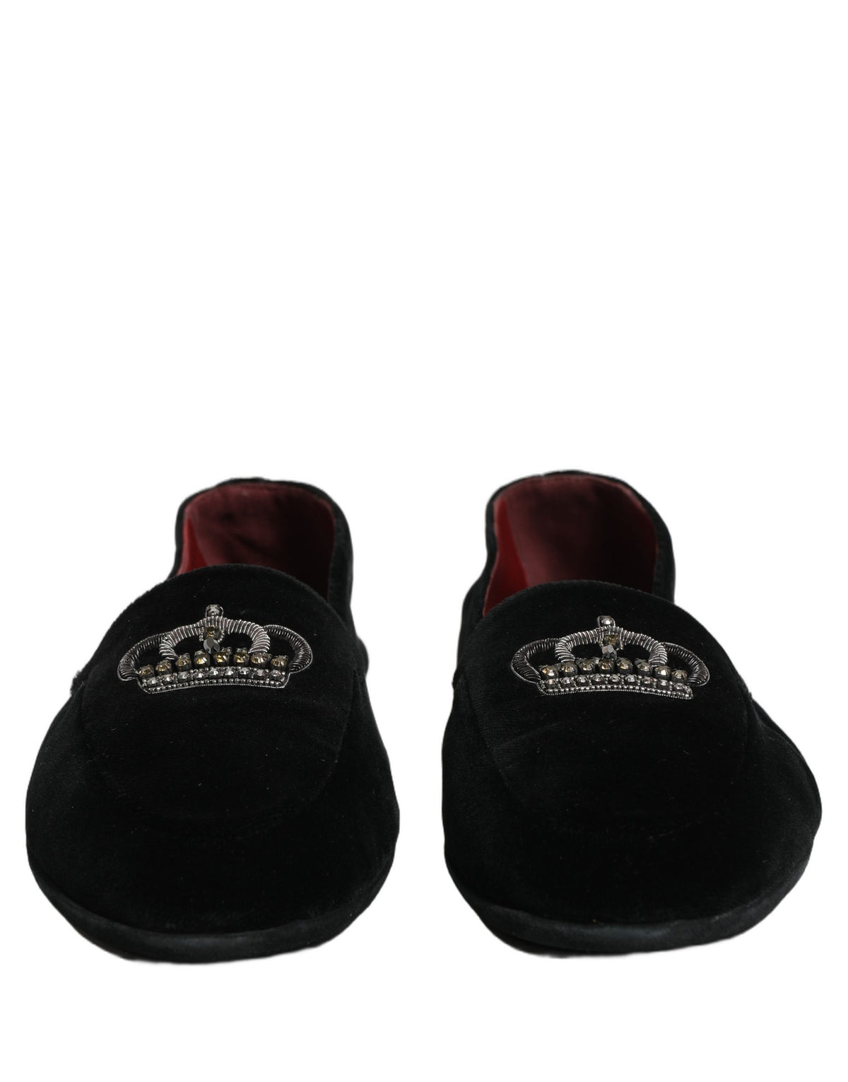 Dolce & Gabbana Aria Men's Leather Loafer Slip-On Shoes - Black Signature