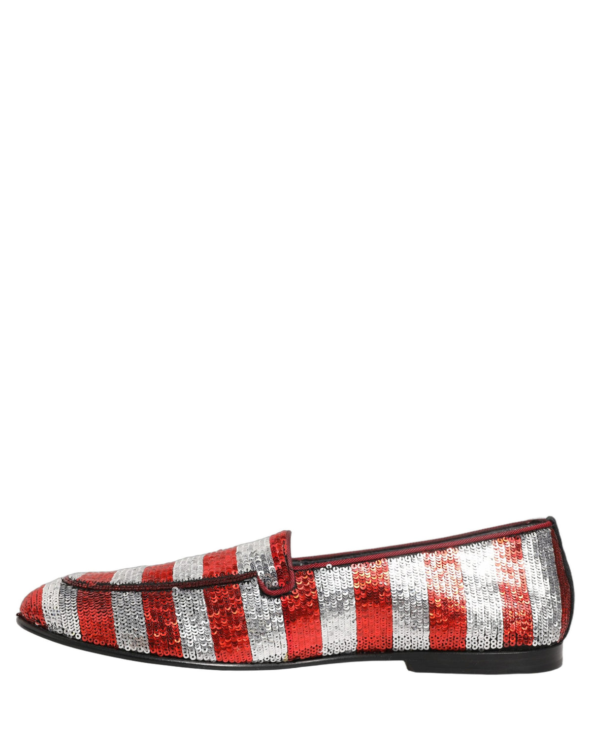 Dolce & Gabbana 9 To 5 Aria Men's Leather & Sequins Loafer Slip-On Shoes - Multicolor