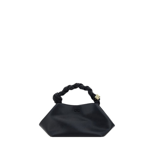 Ganni Black Recycled Leather Handbag