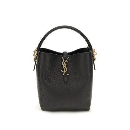 Saint Laurent Black Calf Leather Bos Taurus Shoulder Bag
