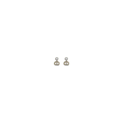 Valentino Garavani Bicolor Brass Earrings