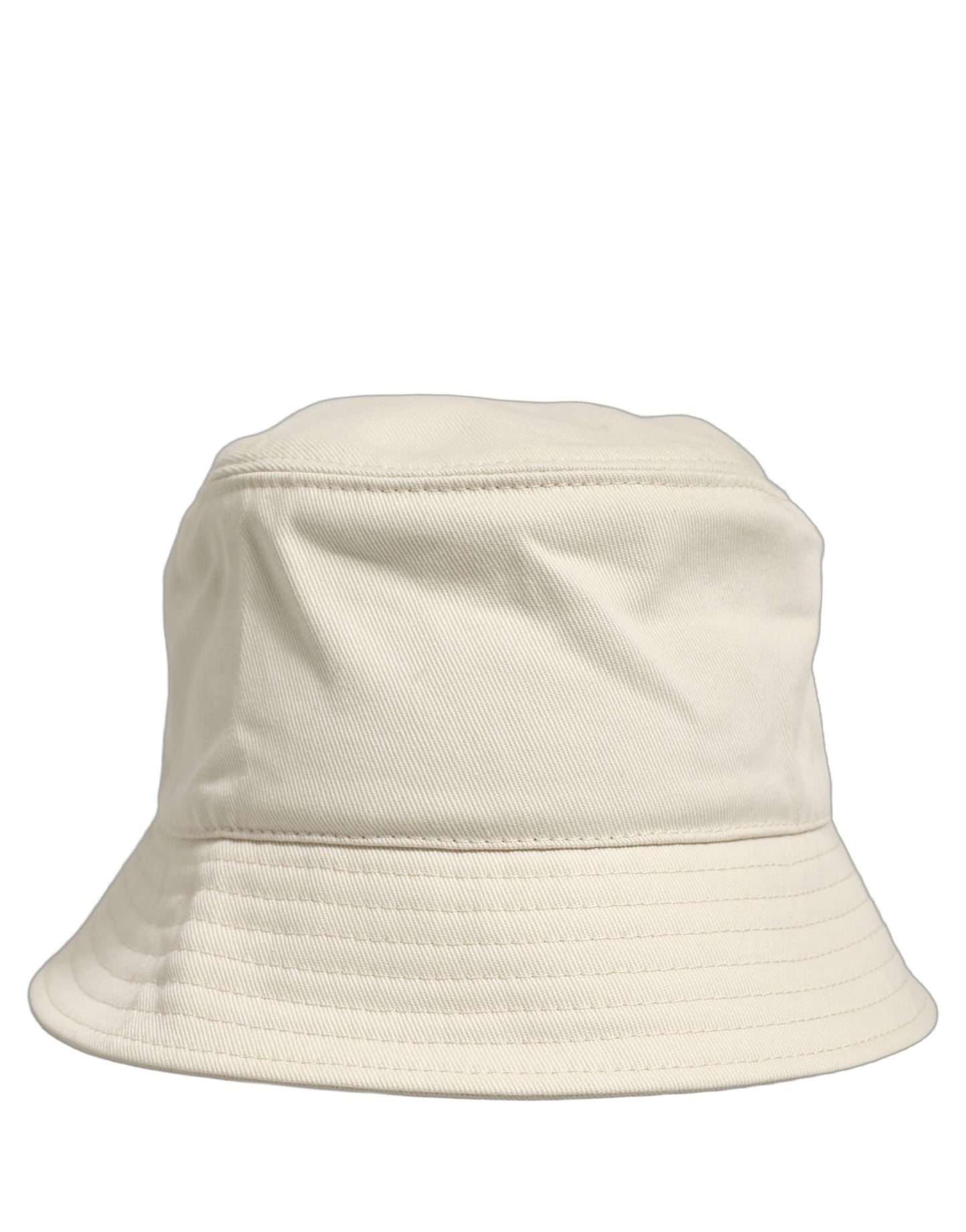 Dolce & Gabbana Men White Cotton Fisherman Bucket Hat