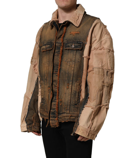 Dolce & Gabbana Men's Stretch Denim Cotton Blazer - Multicolor