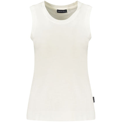 North Sails White Polyester Tank Tops
