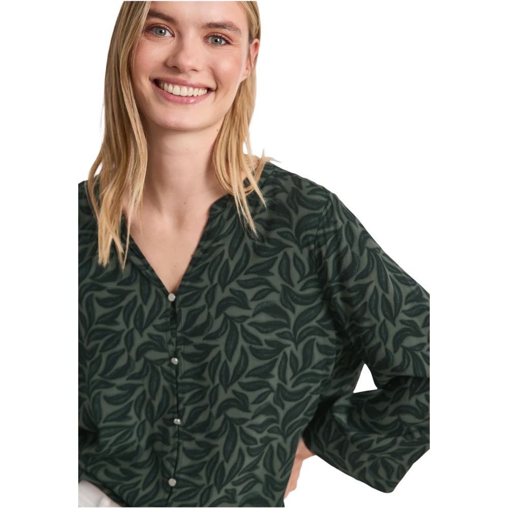 Shirt by Street One for women in viscose bicolour, featuring a nuanced and nuanced for a sophisticated finish.