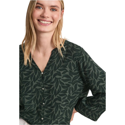 Shirt by Street One for women in viscose bicolour, featuring a nuanced and nuanced for a sophisticated finish.