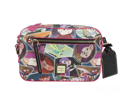 Small Crossbody Camera Handbag by Dooney & Bourke for women in coated canvas gold & multicolor features an versatile silhouette, showcasing a secure and versatile with versatile crossbody-strap, adjustable-strap & detachable-strap for a versatile finish.
