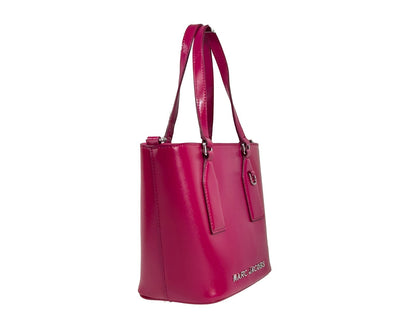 Small Crossbody Handbag by Marc Jacobs for women in saffiano leather pink, silver & patterned features a transformative sophistication silhouette, showcasing a secure zipper, ample , and versatile crossbody-strap, adjustable-strap, detachable-strap & handle for a transformative sophistication look.
