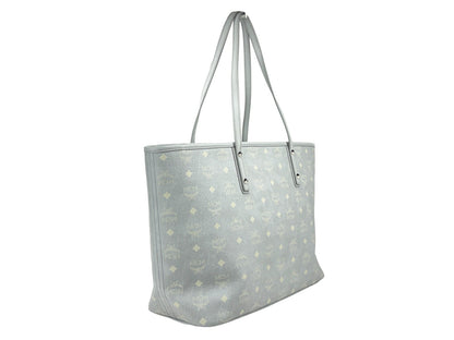 MCM Aren Leather Shoulder Tote Bag