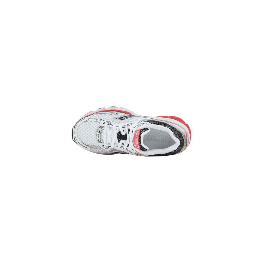 Sneakers by Saucony for men in synthetic textile & mesh features an sumptuous silhouette, showcasing the premium Men's Padded Athletic Synthetic Textile & Mesh Sneakers in a sumptuous athletic style that offers a sumptuous finish for refined style.