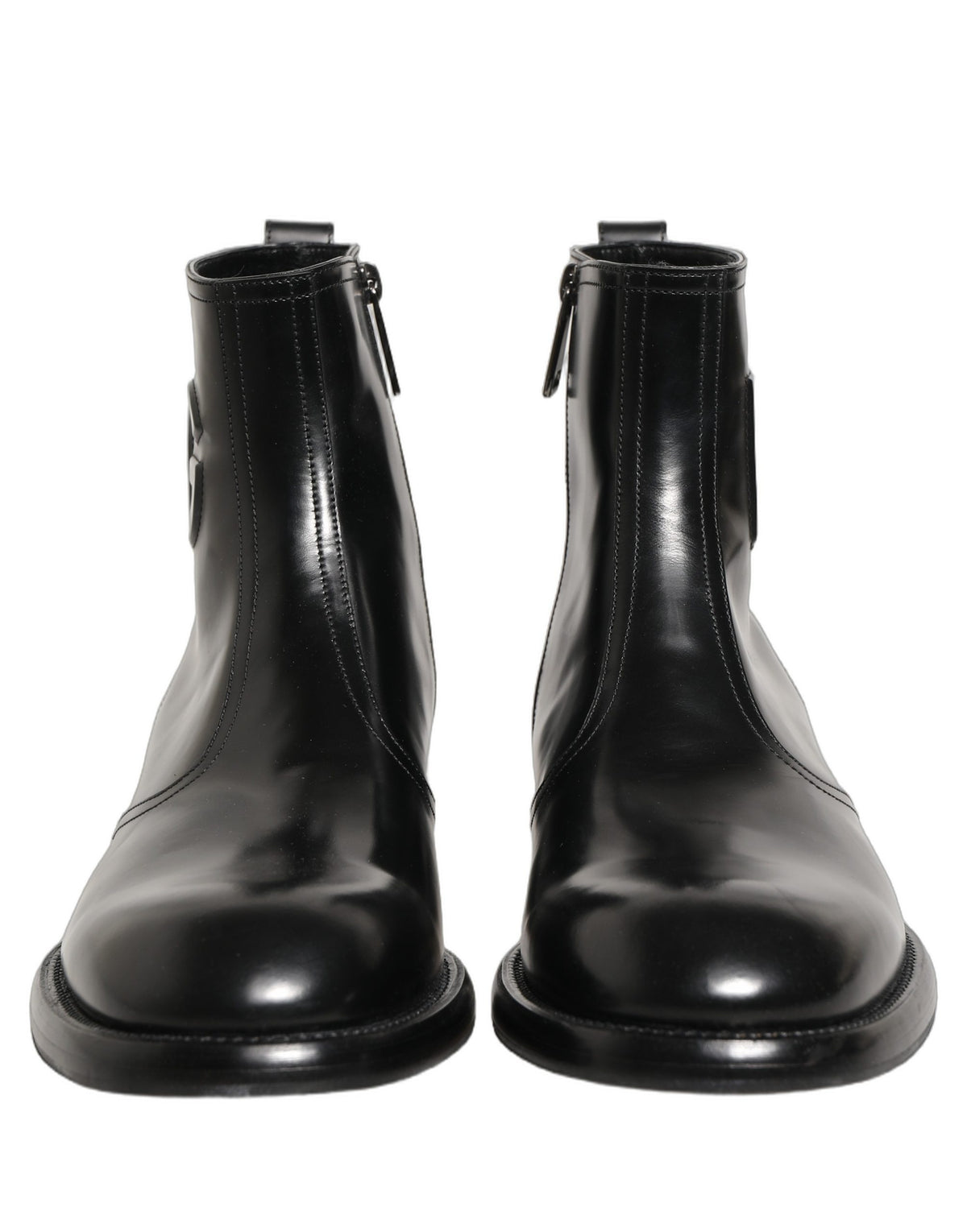 Dolce & Gabbana Men's Leather Ankle Boots - Black