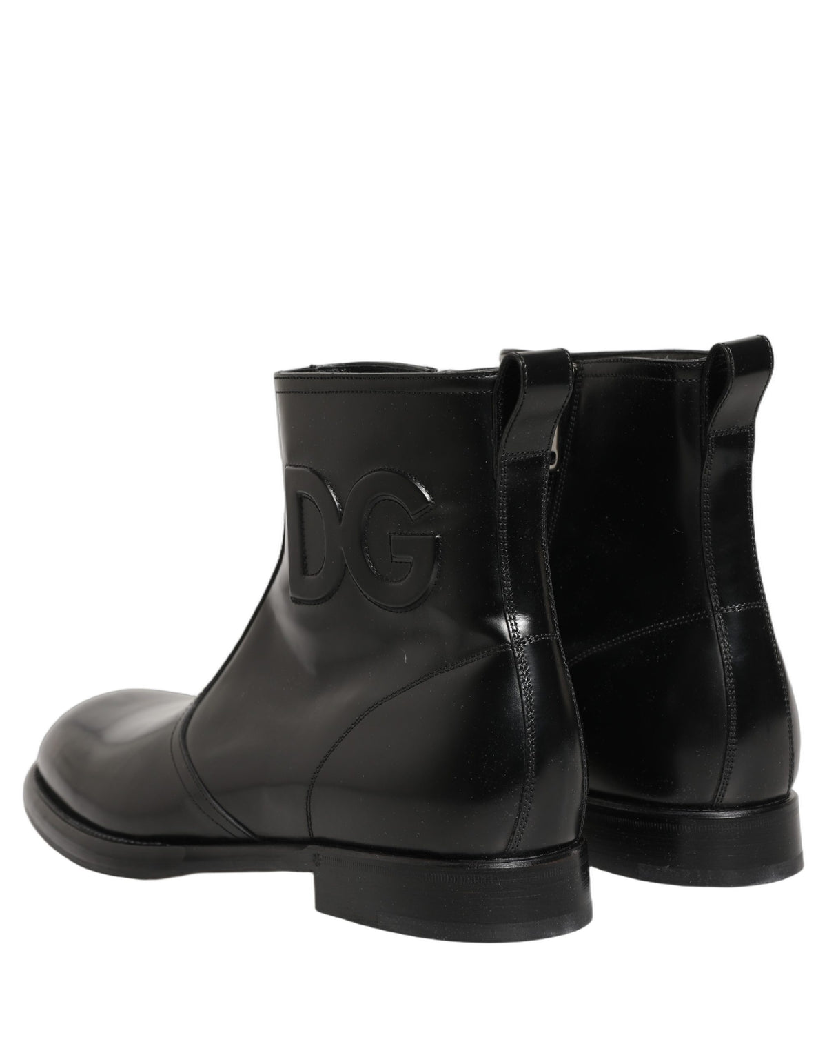 Dolce & Gabbana Men's Leather Ankle Boots - Black