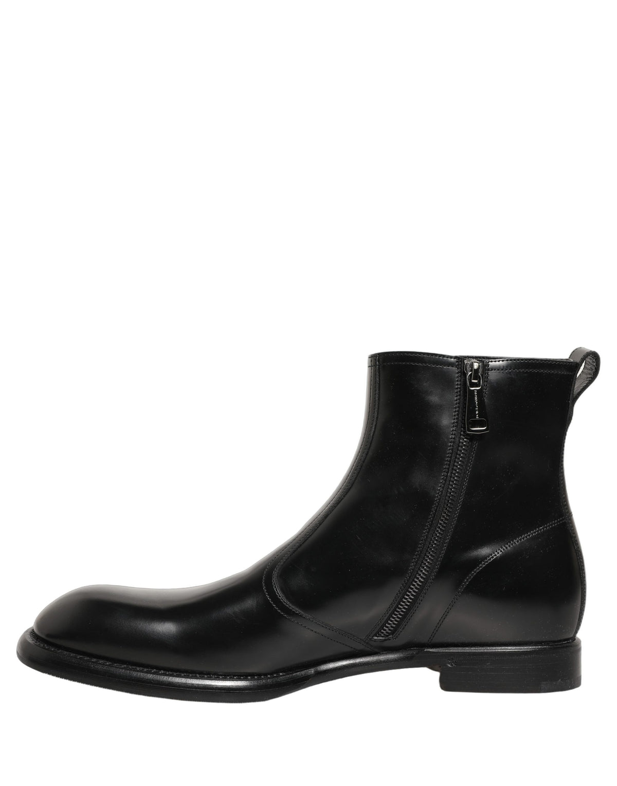 Dolce & Gabbana Men's Leather Ankle Boots - Black