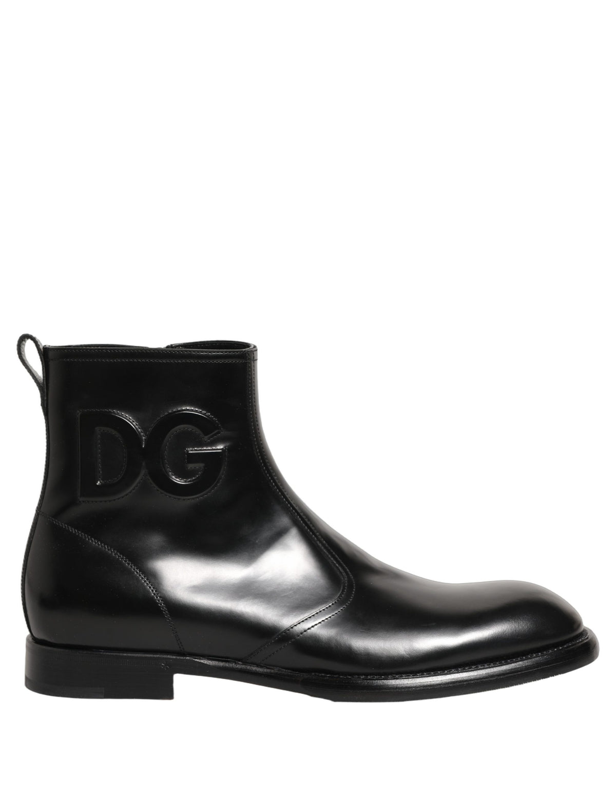 Dolce & Gabbana Men's Leather Ankle Boots - Black