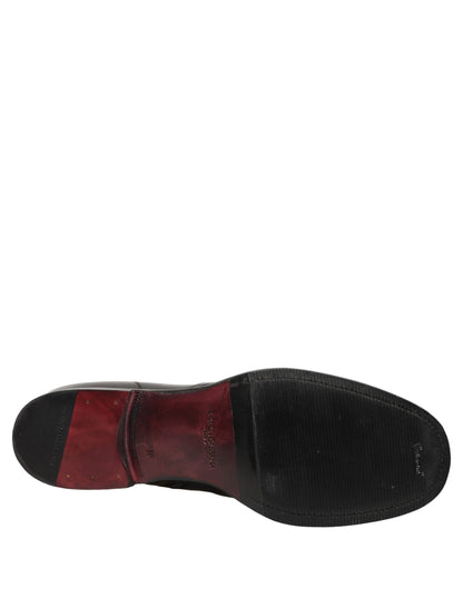 Dolce & Gabbana Men's Leather Ankle Boots - Black