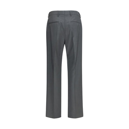 Valentino Gray Wool Oves Aries Dress Pants