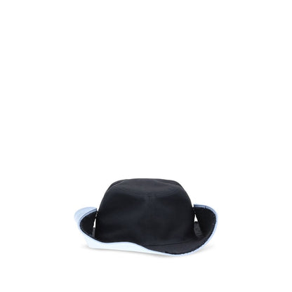 Miu Miu Blue Cotton Bucket Hat