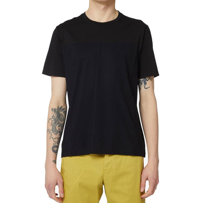 Herno Black Cotton T-Shirt