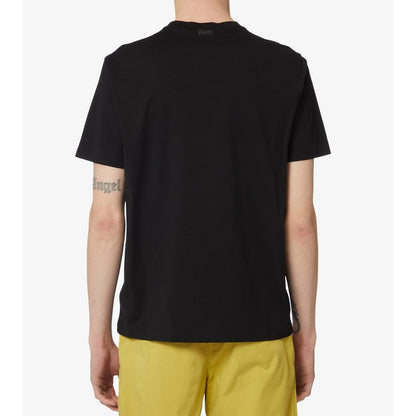 Herno Black Cotton T-Shirt