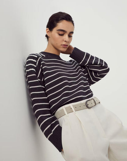 Brunello Cucinelli Multicolor Cotton Sweatshirt